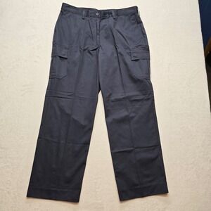 Edwards Workwear Cargo Pants Lot of 3 Poly Cotton Navy Size 14x30
